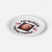 Trump Inauguratie 2025 Aangepaste kleur Papieren Bordje (Gekanteld)