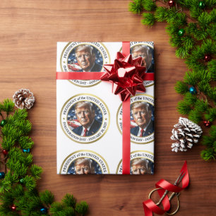Trump Inauguratie Collectible Wrapping Paper Cadeaupapier