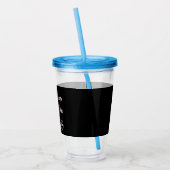 Trump inauguratie dag 2025 47e president van de VS Acryl Drinkbeker (Links)