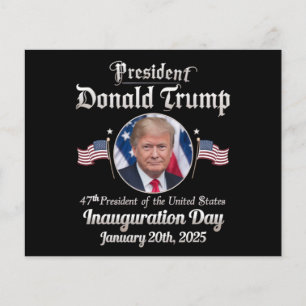 Trump inauguratie dag 2025 47e president van de VS Flyer