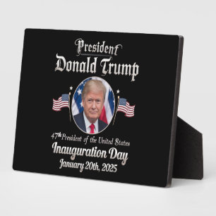 Trump inauguratie dag 2025 47e president van de VS Fotoplaat