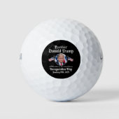 Trump inauguratie dag 2025 47e president van de VS Golfballen (Voorkant)
