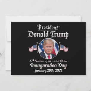 Trump inauguratie dag 2025 47e president van de VS Kaart