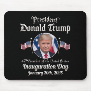 Trump inauguratie dag 2025 47e president van de VS Muismat