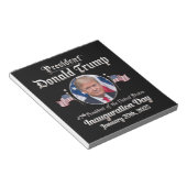 Trump inauguratie dag 2025 47e president van de VS Notitieblok (Schuin)