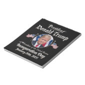 Trump inauguratie dag 2025 47e president van de VS Notitieblok (Linkerzijde)