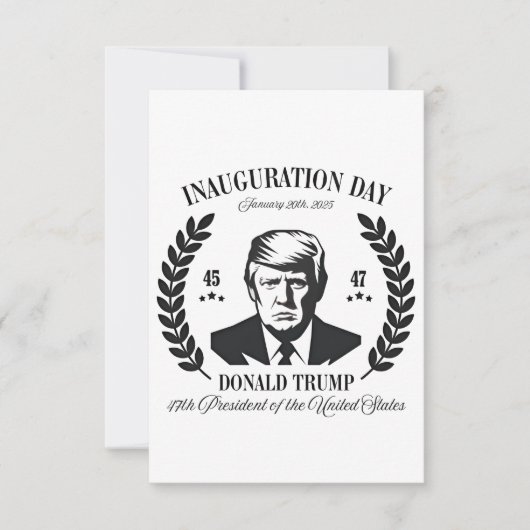 Trump inauguratie dag 2025 Trots Maga  Bedankkaart (Voorkant)