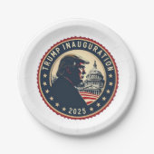 Trump inauguratie dag 2025 Trots Maga  Papieren Bordje (Voorkant)