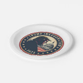 Trump inauguratie dag 2025 Trots Maga  Papieren Bordje (Gekanteld)