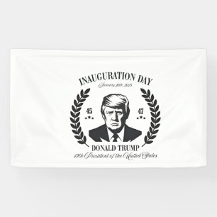 Trump inauguratie dag 2025 Trots Maga Spandoek