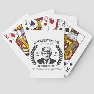 Trump Inauguratie Dag 2025 Trotse Maga Pokerkaarten