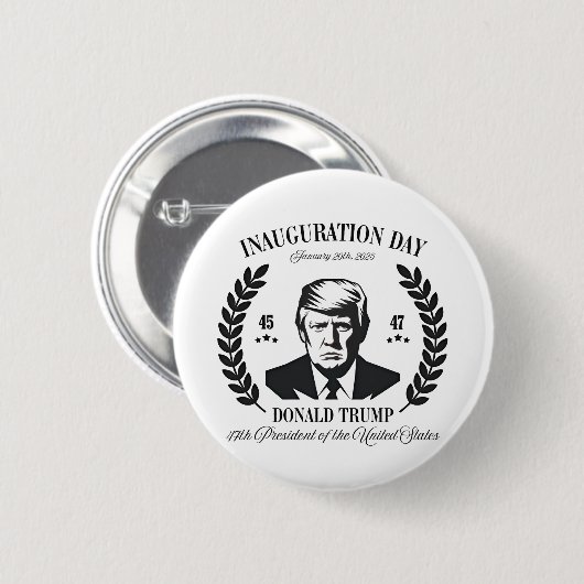 Trump Inauguratie Dag 2025 Trotse Maga Ronde Button 5,7 Cm (Voorkant /achterkant)