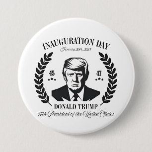Trump Inauguratie Dag 2025 Trotse Maga Ronde Button 7,6 Cm
