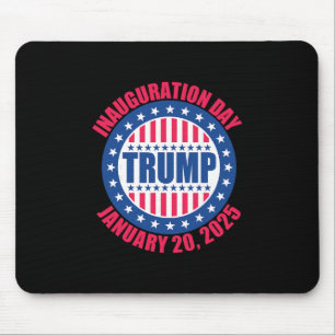 Trump inauguratie dag 2025 Usa patriottisch januar Muismat