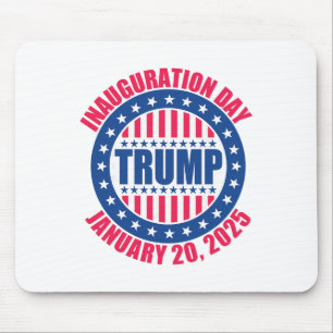 Trump inauguratie dag 2025 Usa patriottisch januar Muismat