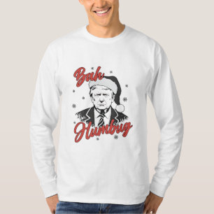 Trump inauguratie dag kerst kerstman bah humbug t-shirt