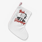 Trump inauguratie dag kerst Sinterklaas bah humbug Kleine Kerstsok (Voorkant (Hangend))