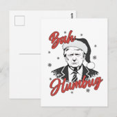 Trump Inauguratie Dag Kerstman Kerstman humbug Briefkaart (Voorkant / Achterkant)