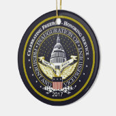 TRUMP-inauguratie Keramisch Ornament (Links)