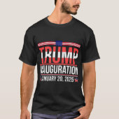 Trump Inauguratie Mannen Kleding Mode T Shirt (Voorkant)