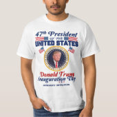Trump inauguratiedag 2025 t-shirt (Voorkant)