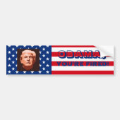 Trump Inauguration 2017 Bumpersticker (Voorkant)