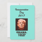 Trump Inauguration 2017 Custom Kaart (Voorkant)