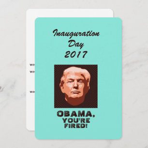 Trump Inauguration 2017 Custom Kaart