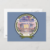 TRUMP Inauguration Briefkaart (Voorkant / Achterkant)