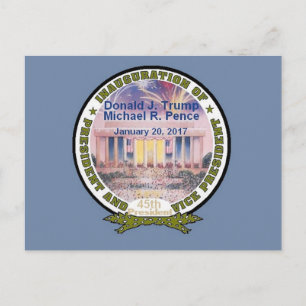 TRUMP Inauguration Briefkaart