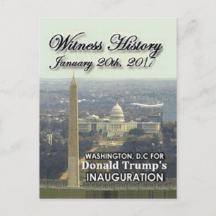 TRUMP Inauguration briefkaart