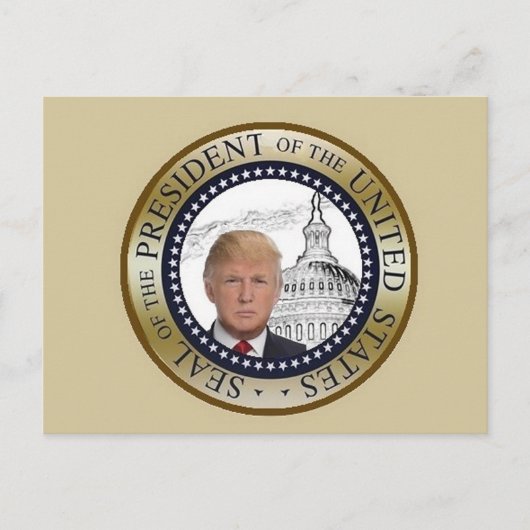 TRUMP Inauguration Briefkaart (Voorkant)