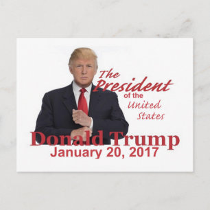 TRUMP Inauguration Briefkaart