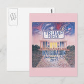 TRUMP Inauguration Briefkaart (Voorkant / Achterkant)