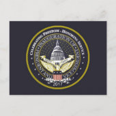 TRUMP Inauguration Briefkaart (Voorkant)