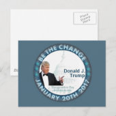 TRUMP Inauguration Briefkaart (Voorkant / Achterkant)