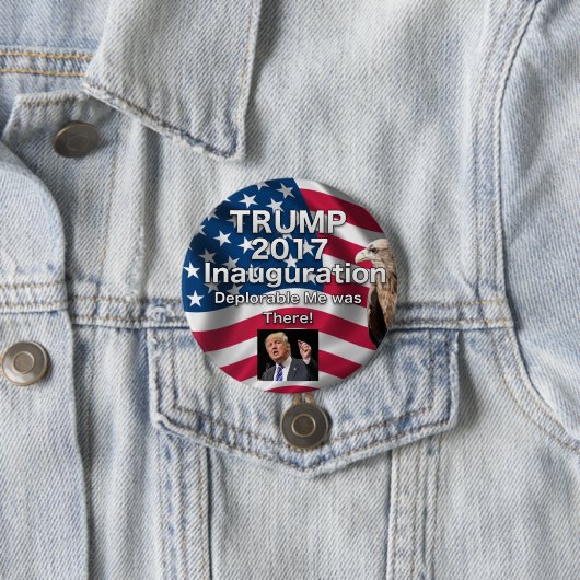 Trump Inauguration Button (In situ)