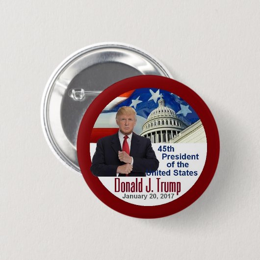 TRUMP Inauguration Button (Voorkant /achterkant)