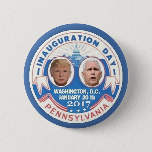 TRUMP Inauguration Button (Voorkant)