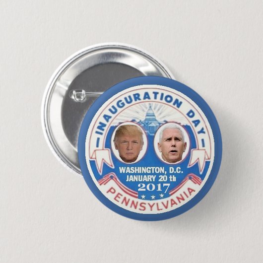 TRUMP Inauguration Button (Voorkant /achterkant)