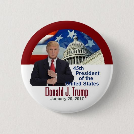TRUMP Inauguration Button (Voorkant)