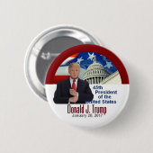 TRUMP Inauguration Button (Voorkant /achterkant)