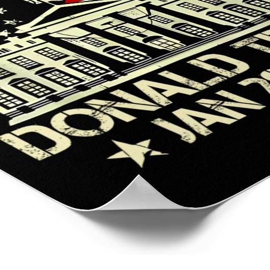 Trump Inauguration Day 2025 47e Amerikaanse Presid Poster (Hoek)