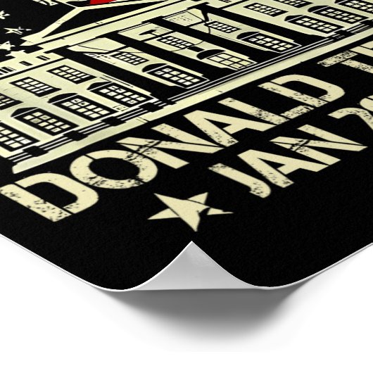 Trump Inauguration Day 2025 47e Amerikaanse Presid Poster (Hoek)