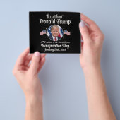 Trump Inauguration Day 2025 47e President van de V Flyer (Hand)