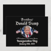 Trump Inauguration Day 2025 47e President van de V Kaart (Voorkant / Achterkant)