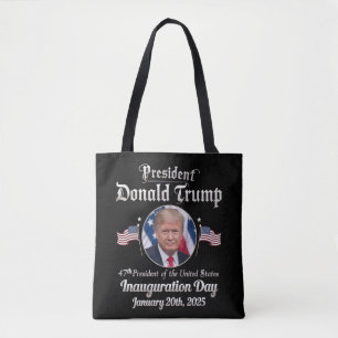 Trump Inauguration Day 2025 47e President van de V Tote Bag