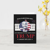 Trump Inauguration Day 2025 Trump 47 Trump won pre Kaart (Gele Bloem)