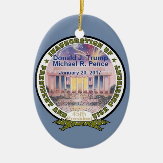 TRUMP Inauguration Ornament (Voorkant)