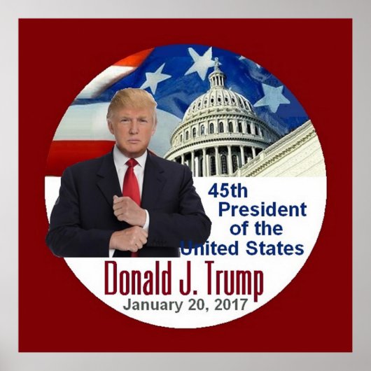 TRUMP Inauguration Print (Voorkant)